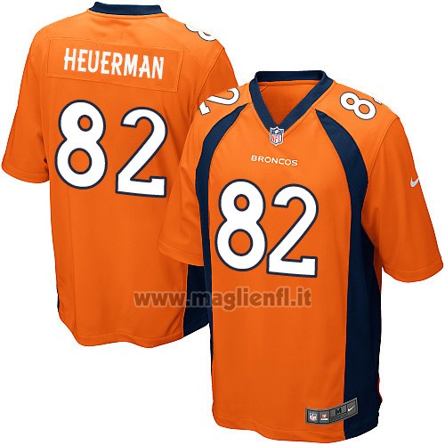 Maglia NFL Game Denver Broncos Heuerman Arancione